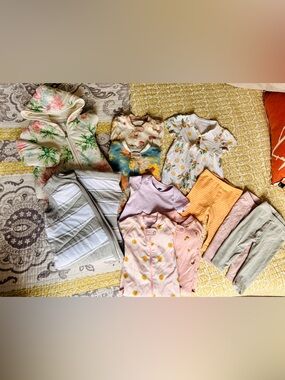 Organic Cotton Girl Bundle - Hanna, Burt’s Bee’s, Monica & Andy etc